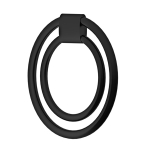 Черное двойное эрекционное кольцо 5см и 7см Baile Cock Ring BI-026014
