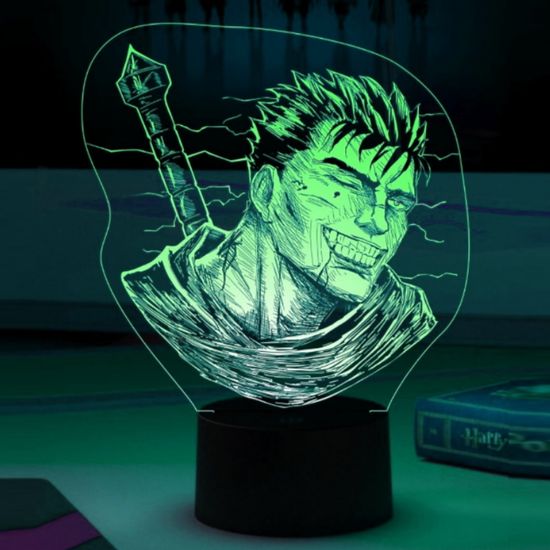 3D лампа Berserk, Берсерк. Гатс