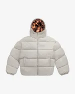 Пуховик Issaya Unity Puffer 2.0 crumpled светло-серый