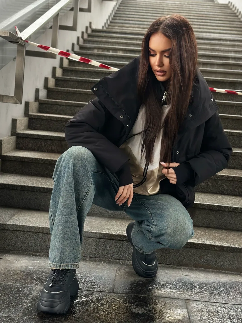 Куртка осенняя короткая без капюшона