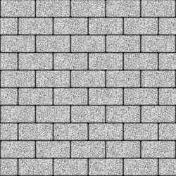 Тротуарная плитка ПРЯМОУГОЛЬНИК Б.2.П.8 200x100 мм Стоунмикс Белый с черным