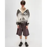 Худи SoWhat? Zip OPM тай-дай белый / серый