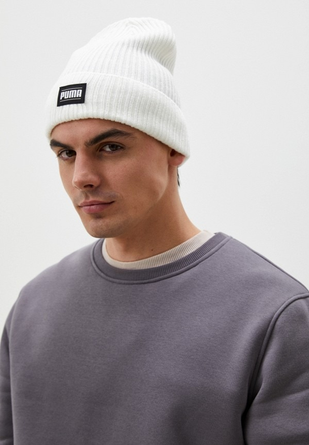 Шапка взрослая PUMA Ribbed Classic Cuff Beanie