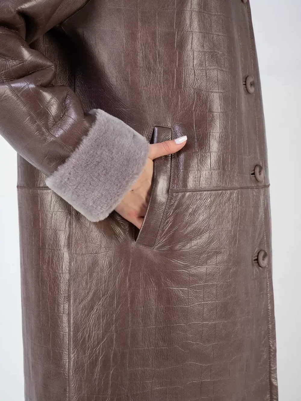 Дубленка зимняя натуральная Турция