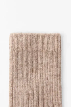 ZARA НОСКИ В РУБЧИК, РЫЖЕВАТО-КОРИЧНЕВЫЙ