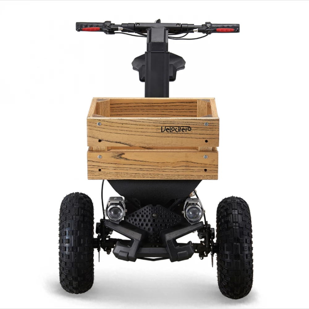 Электросамокат Velocifero MAD TRUCK CE 2000W (Army) с сиденьем