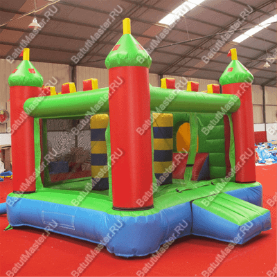 Надувной батут "Мини-башня", 4*4*3,5 м