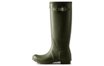 HUNTER Thermal Abrasion Resistant Slip Resistant Rain Boots Women"s Green
