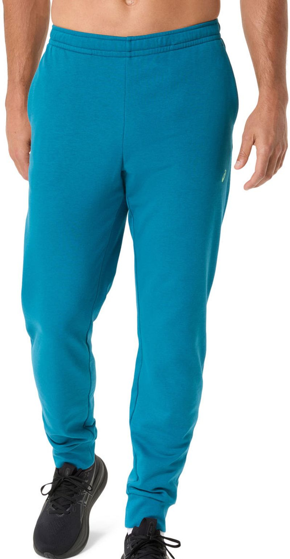 Мужские теннисные штаны Asics French Terry - dark teal