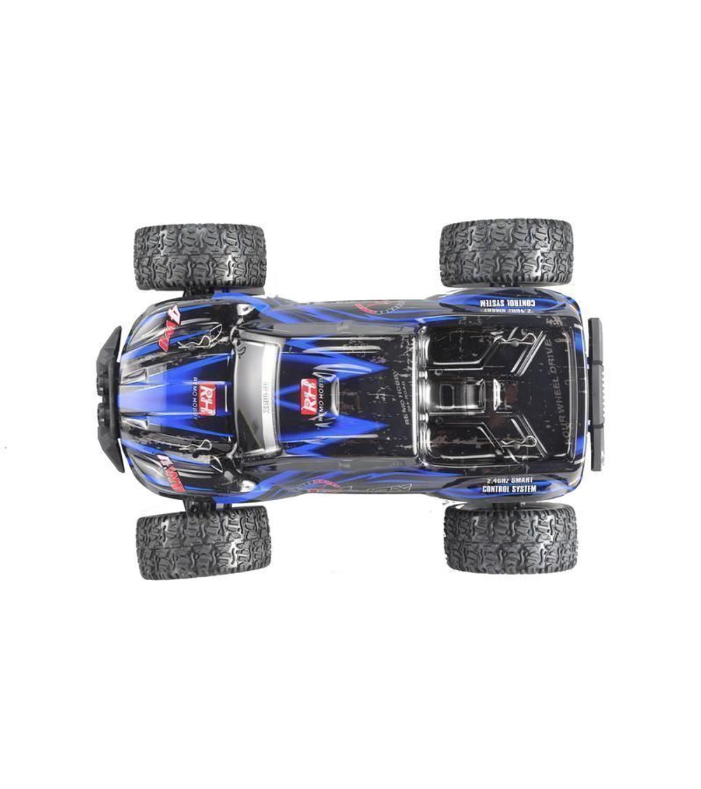 Радиоуправляемый монстр Remo Hobby MMAX (синий) 4WD 2.4G 1/10 RTR