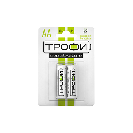 Батарейки Трофи LR6-2BL ENERGY Alkaline