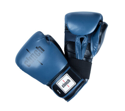 Перчатки боксерские Clinch Punch сине-черные C131