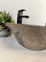 Раковина из речного камня RS-65616 46*42*15 0857