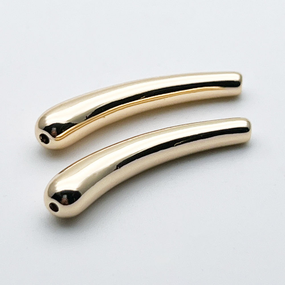 Бусина Капля, цвет золото, размер 33*6 мм, цена за 1 шт