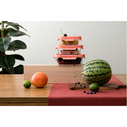 Набор контейнеров для запекания и хранения 3шт Smart Solutions розовый