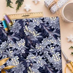 Ткань премиум сатин ночная изгородь