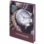 Блокнот МАЛЫЙ ФОРМАТ (110х147 мм) А6, 80 л., ламинированная обложка, выборочный лак, клетка, BRAUBERG, "Время", 123242