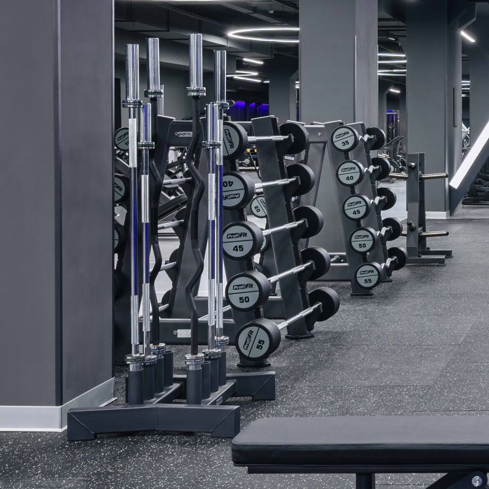 A3010 Вертикальный держатель для олимпийских грифов (на 8 шт) TANGEN