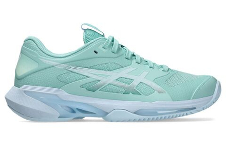 Женские теннисные кроссовки Asics Solution Speed FF 4 Clay - oasis green/light blue