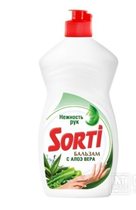 Sorti Ср-во д/посуды 450г. АЛОЭ (Бальзам) *10*20 *1260