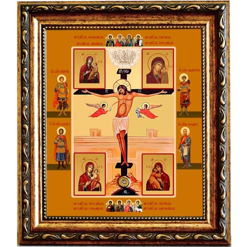 Победительная икона с мощевиком