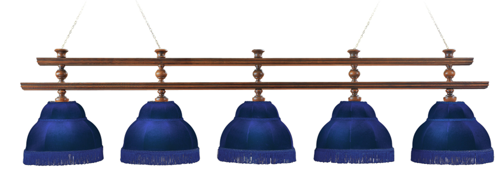 Лампа Ливерпуль Люкс 5 плафонов - дуб