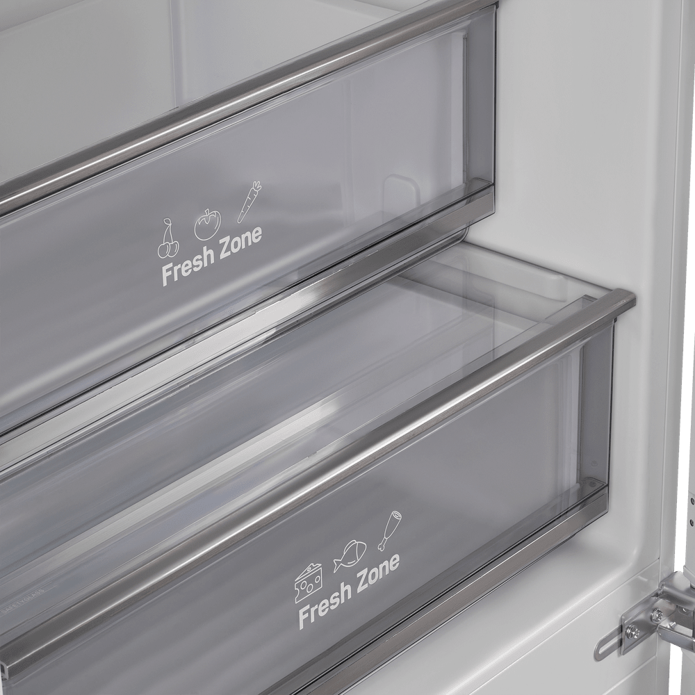 Встраиваемый холодильник NO FROST с инвертором MAUNFELD MBF19369NFWGR LUX Inverter