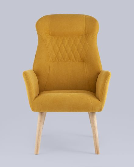 Кресло Парлор жёлтый