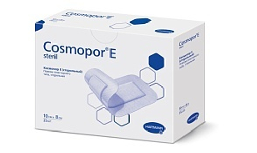 Повязки пластырного типа Cosmopor E steril / Космопор Е стерил (стерильный), 10х8см