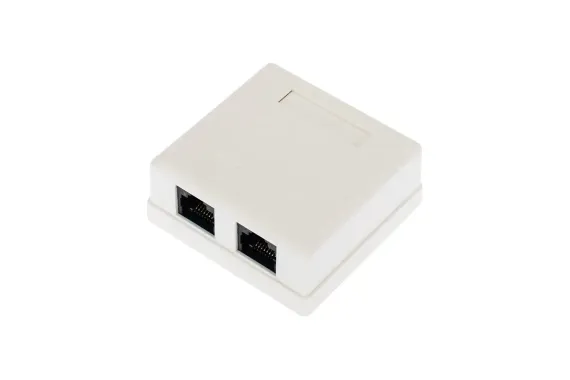 Розетка RJ45 Rexant 2-ая накладная 5е 17732