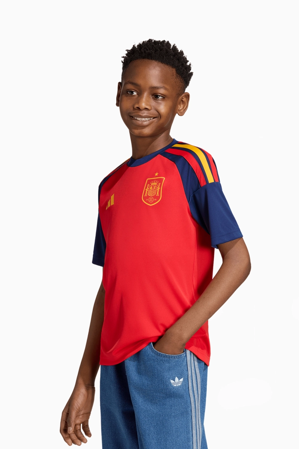 Футболка adidas Spain 2026 Home Fan Junior - красный