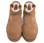 UGG Classic Ultra Mini Braid Platform Chestnut