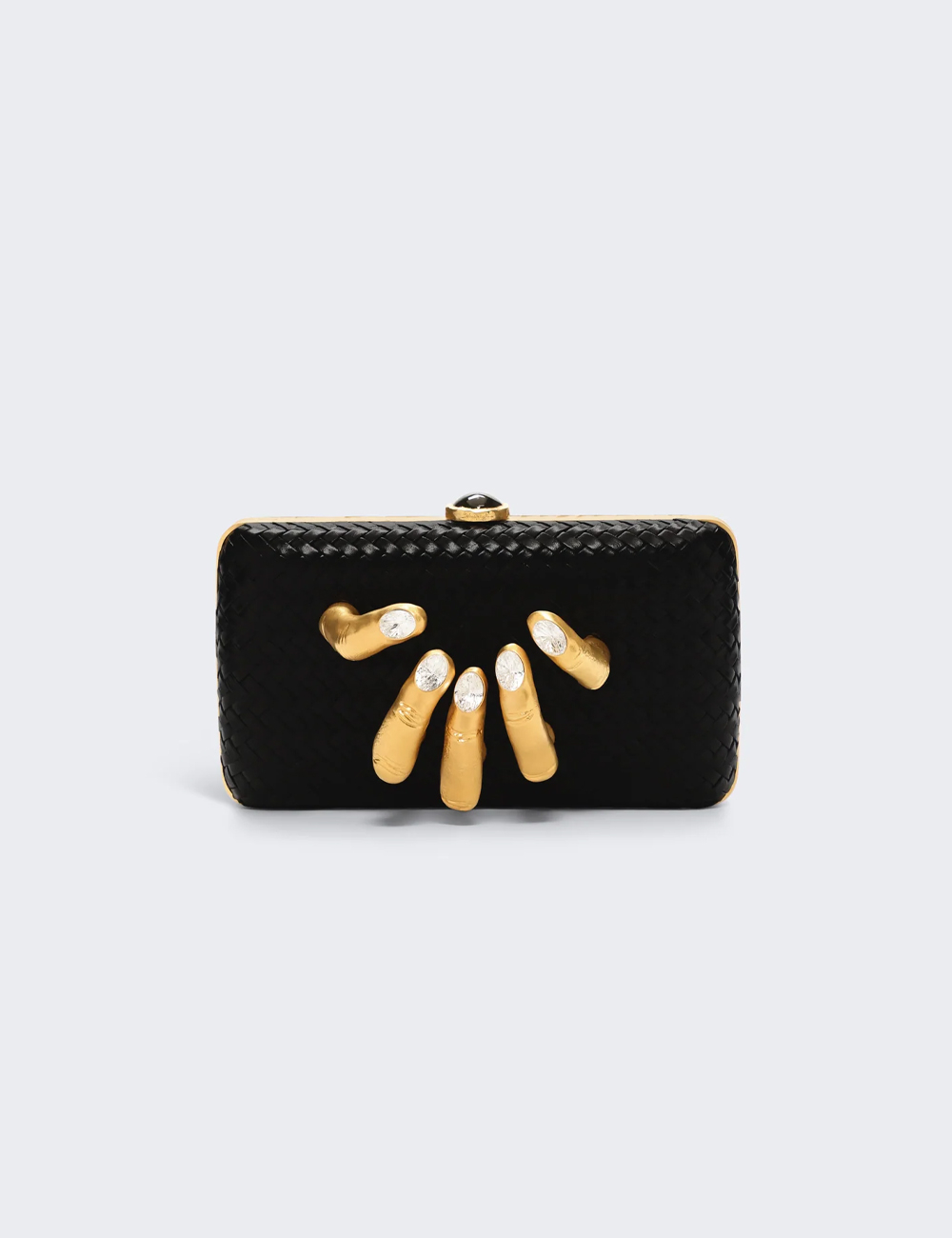 Schiaparelli Hand In Hand Clutch "Noir"
