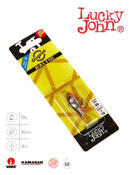 Балансир Lucky John BALTIC 4 с тр. 40мм/13H блистер