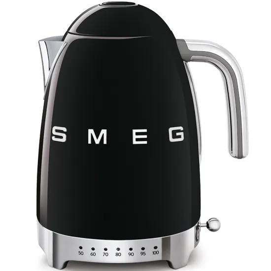 Электрический чайник SMEG KLF04BLEU, черный