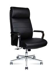 Кресло офисное  Atlant  черная экокожа