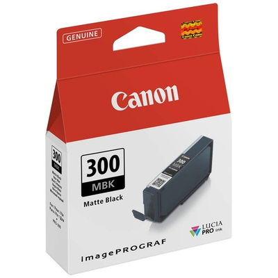 Картридж Canon PFI-300MBK для imagePROGRAF Pro-300, Matt black (14,4ml)