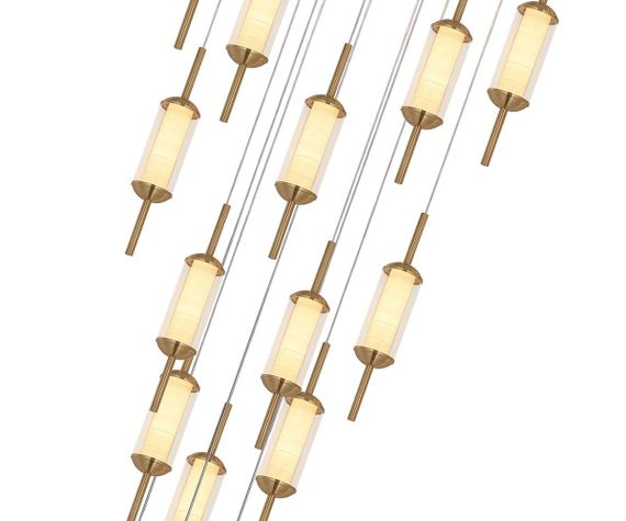 Подвесная светодиодная люстра Kink Light Акари 07525-15A,36