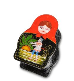 Народные промыслы ШК-12/ 2 Шкатулка «Матрешка» в асс.