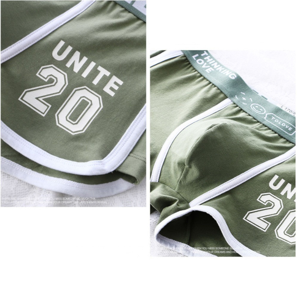 Набор из 4 мужских цветных трусов-боксеров