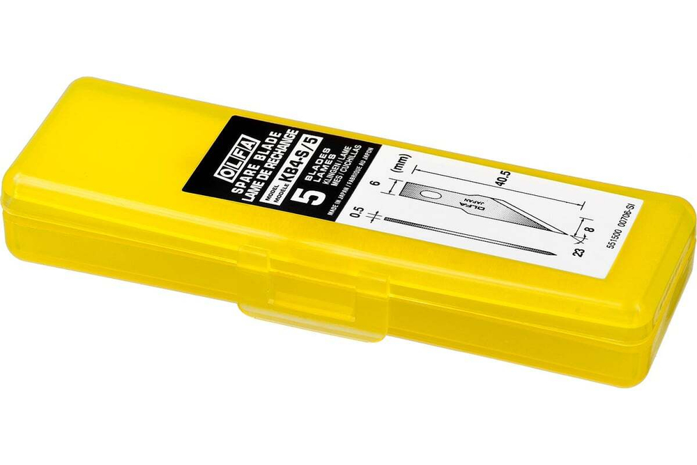 Перовые лезвия OLFA для ножа 6 мм OL-KB4-S/5