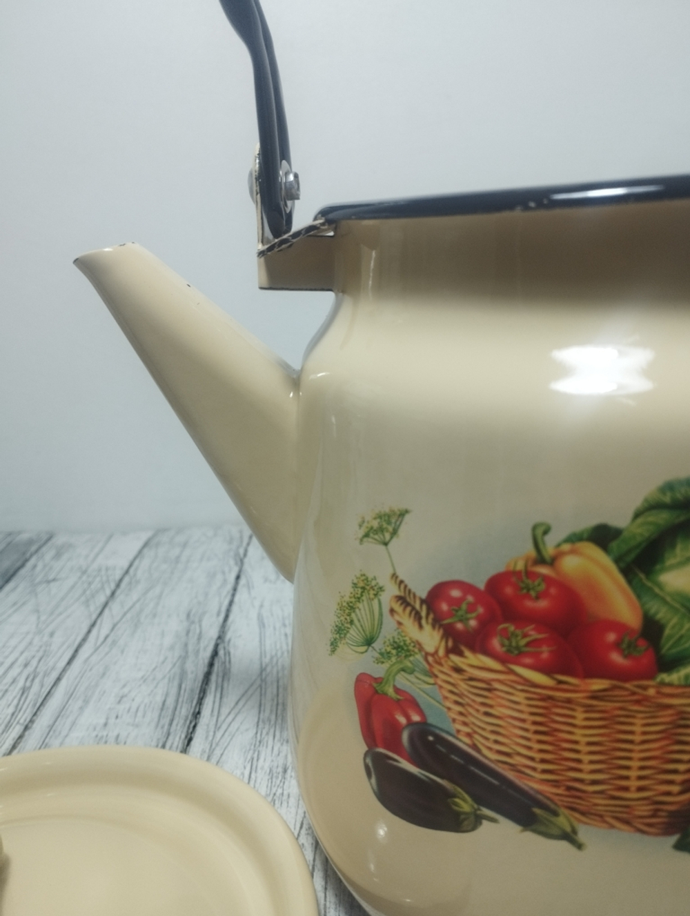 Чайник 3,5л с рисунком Урожай крем 1с26с