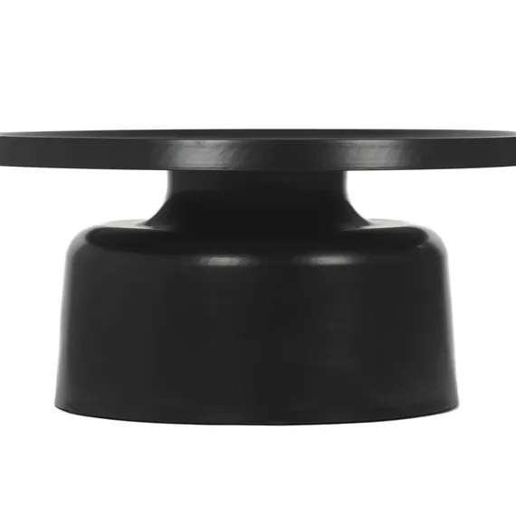 Кофейный стол Tuba Ø75х38 см, черный