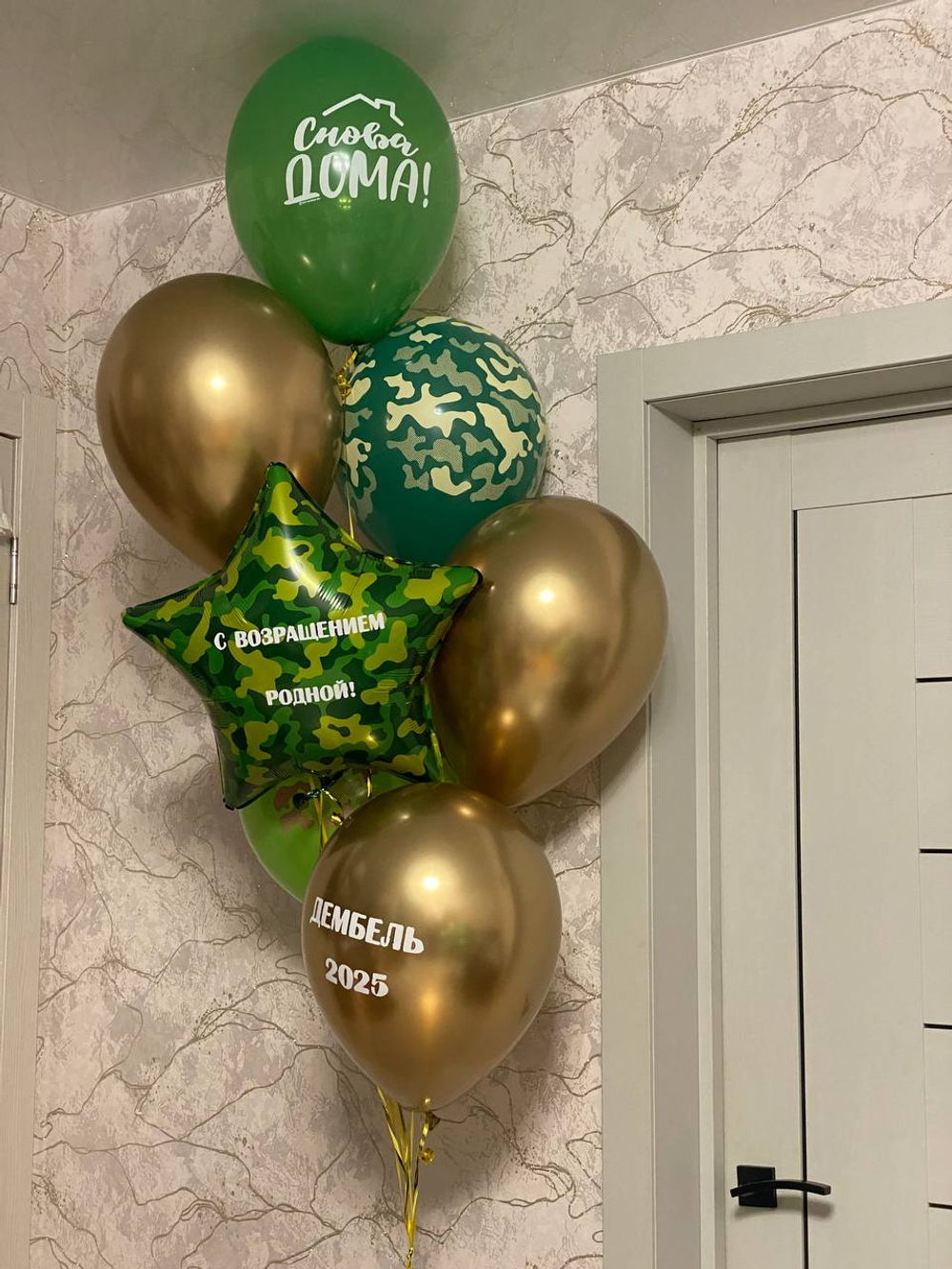 сет из шаров "Дембель"