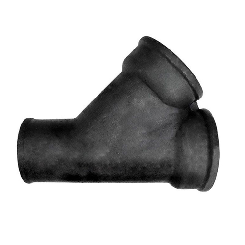 Тройник ЧК (чугунная канализация) косой 45гр. Дн 150-150