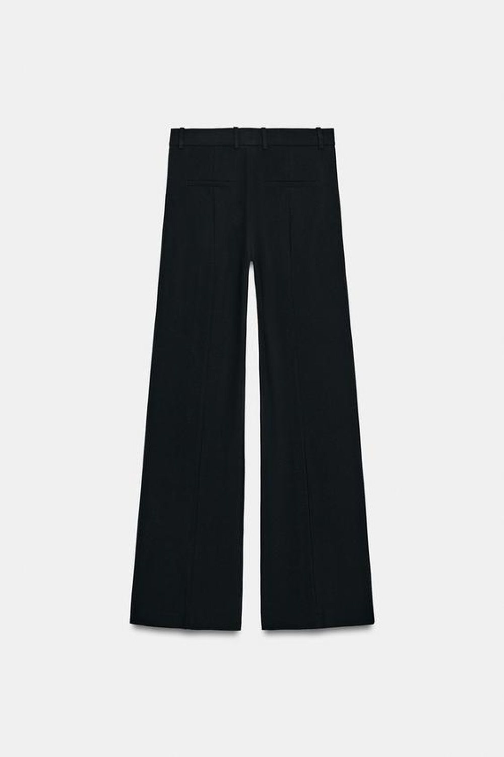 ZARA БРЮКИ WIDE LEG С ВЫСОКОЙ ПОСАДКОЙ — ZW COLLECTION, ЧЕРНЫЙ