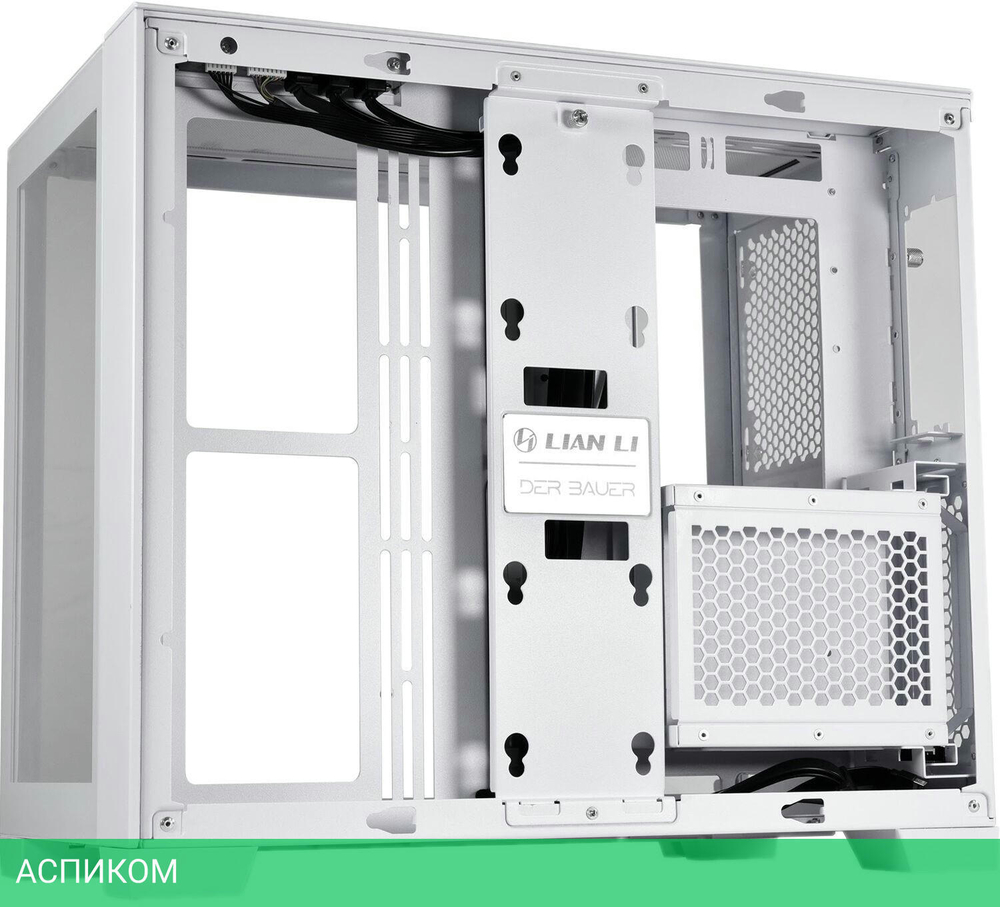 Корпус Lian Li O11 Dynamic Mini E-ATX без БП белоснежный (G99.O11DMI-S.00)