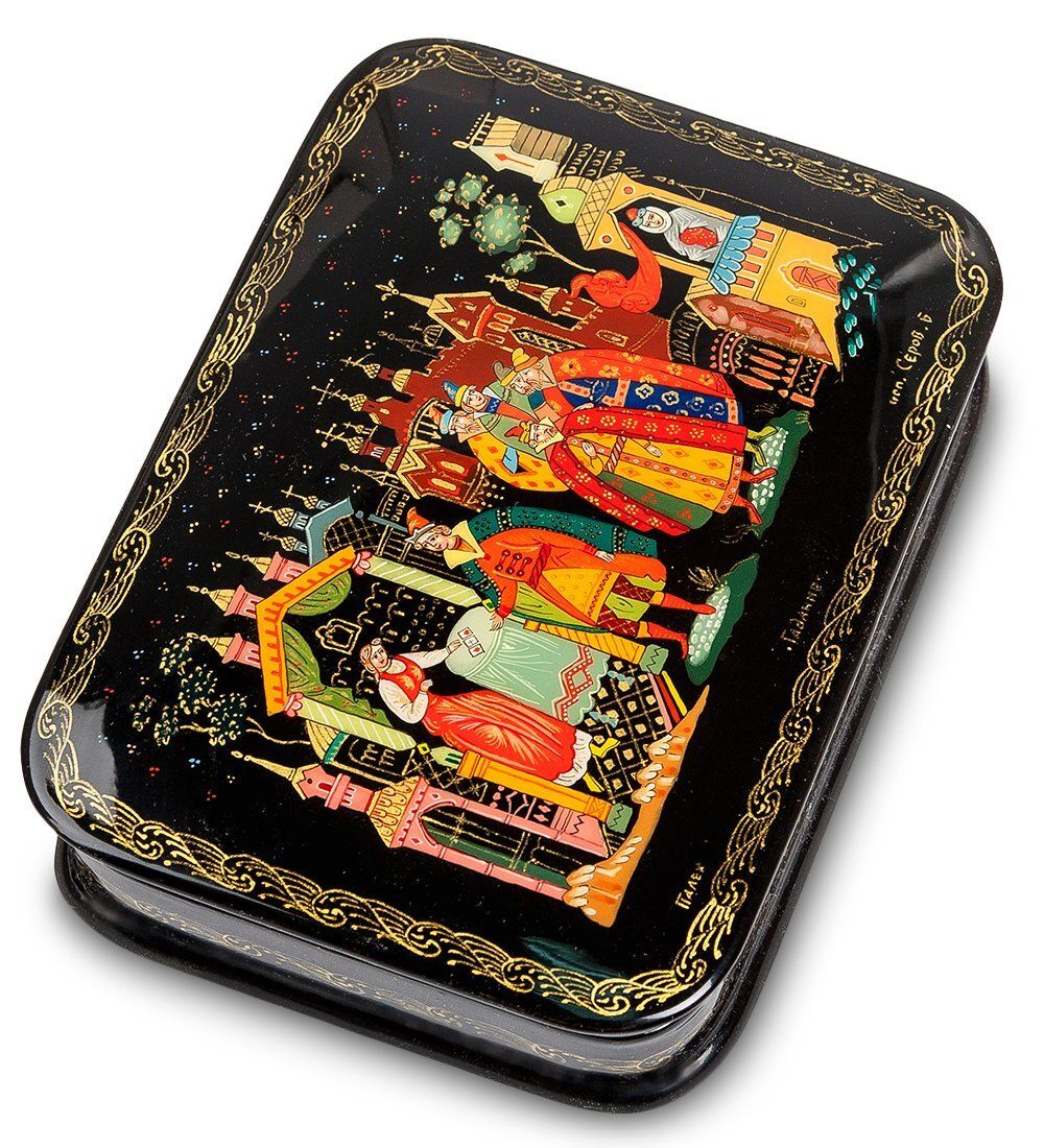Народные промыслы ШК-75/16 Шкатулка «Гадание» исп. Серов