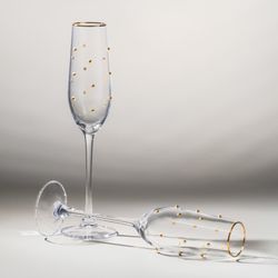 НАБОР БОКАЛОВ ДЛЯ ШАМПАНСКОГО "GOLDY" ИЗ 2 ШТ. 180 МЛ