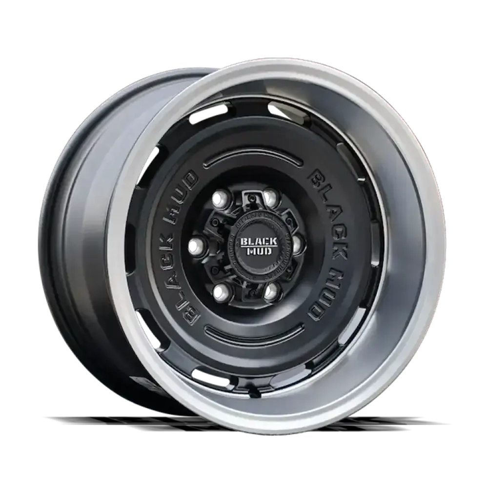 Диск колёсный литой BLACK MUD M560 R17 8,5 ET0 Matte Black / Machined Lip